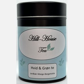 Hvid & Gr�n te, Jordb�r-Mango-Bergamotte, 75g