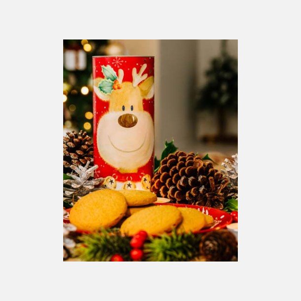 Christmas Reindeer Ginger Tube, 240g. Bedst fr 28-okt-26