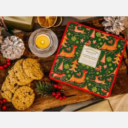 Winter Animals Cranberry, Orange &amp; Milk Choc Tin, 250g. Bedst fr 2026-09-28