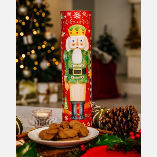 Christmas Nutcracker Dark Chocolate Whirl Tube, 300g. Bedst fr 28-sep-26