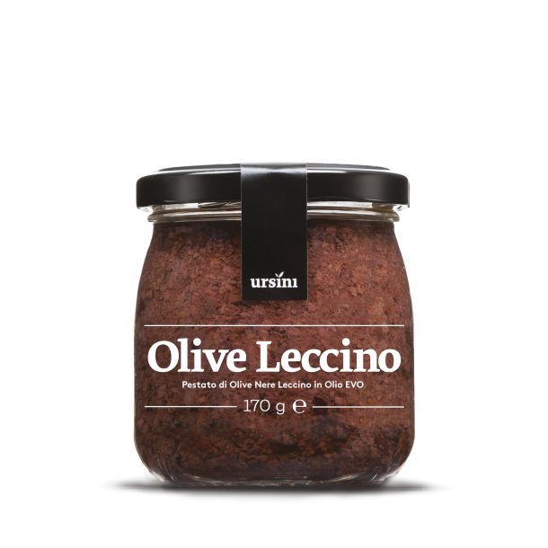 kologisk Pesto af sorte Leccino oliven i ekstra jomfru olivenolie, 170g. Bedst fr2026-04-19