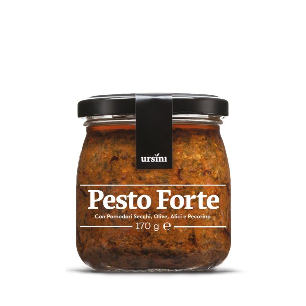 Pesto Forte i ekstra jomfru olivenolie, 170g. Bedst fr 2026-11-30